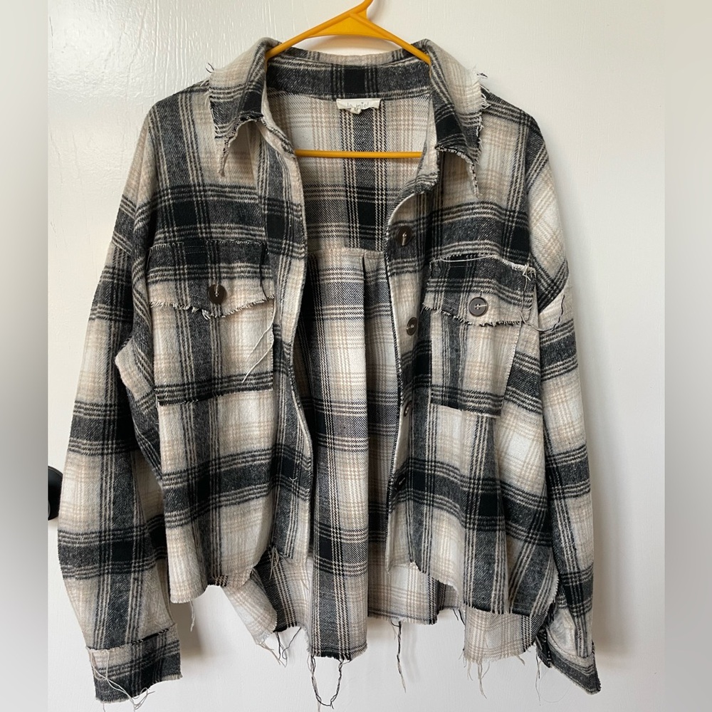 La Miel Plaid Shacket